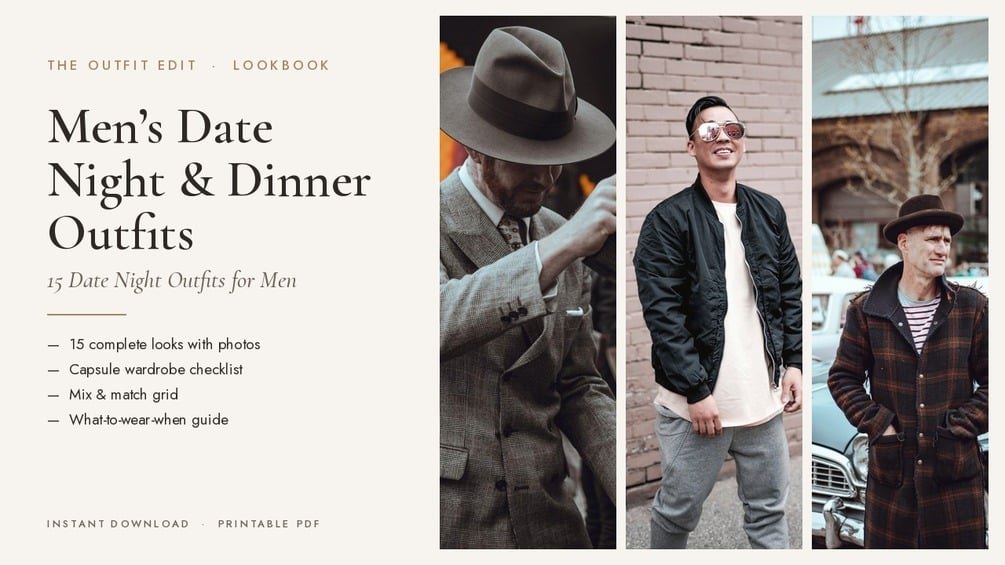 Men's Date Night Outfits: 15 Looks