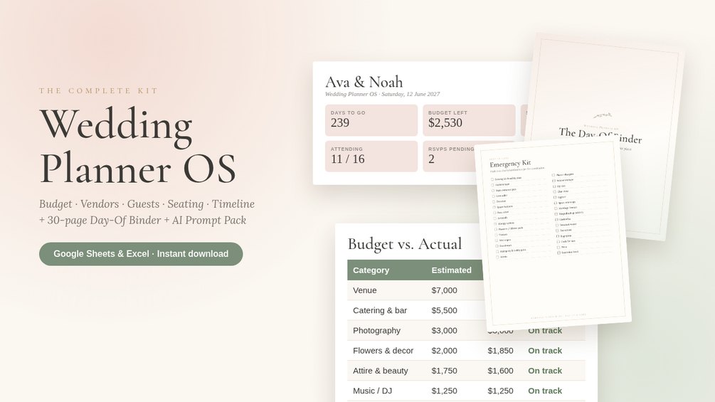 Wedding Planner OS