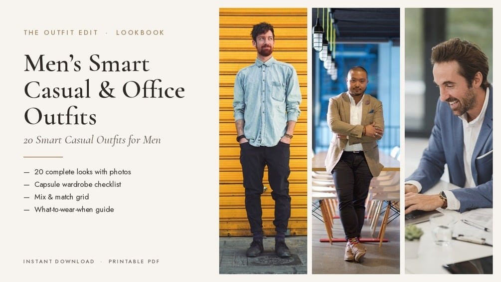 Men's Smart Casual and Business Casual: 20 Looks